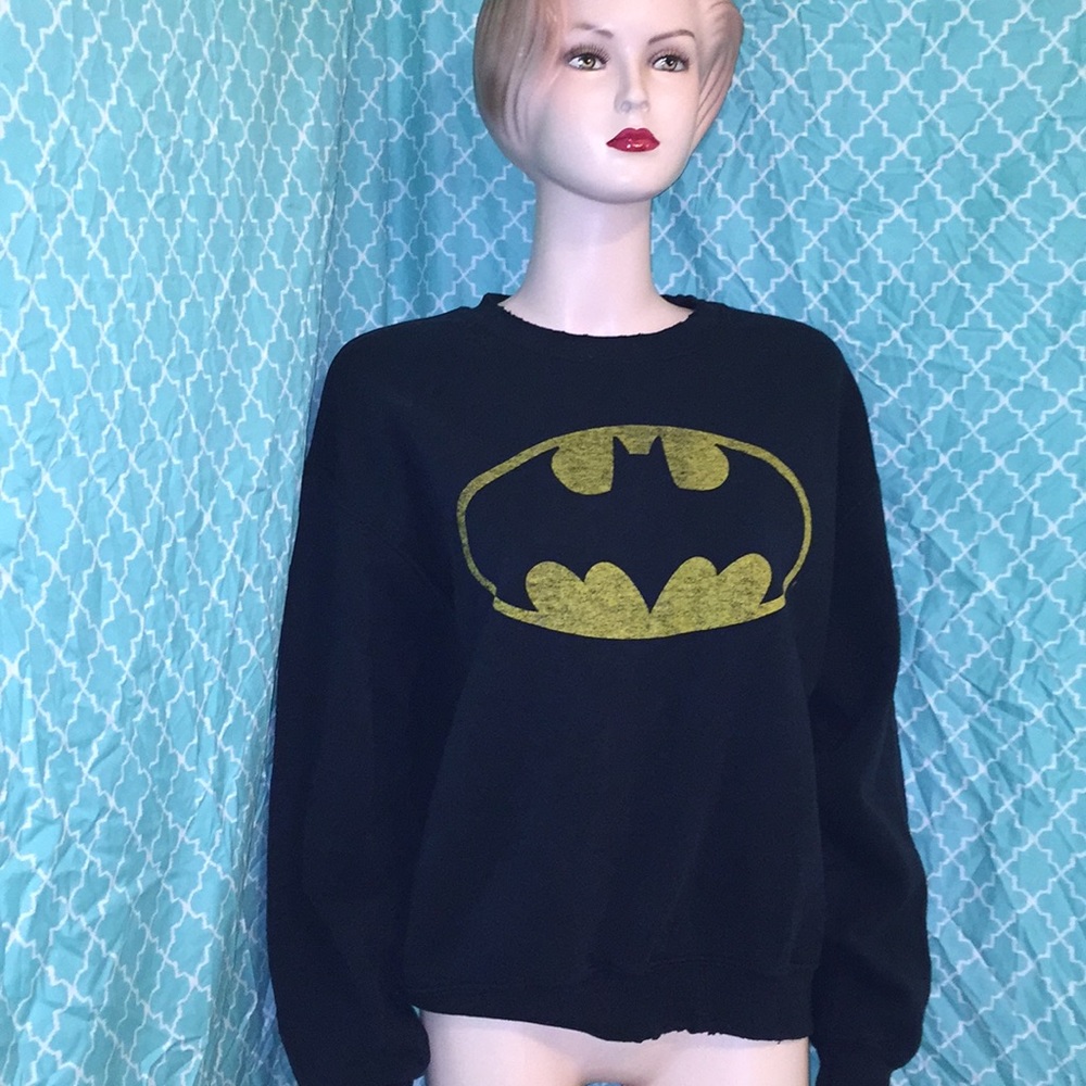 Batman distressed sweater